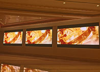 Il colore pieno dell'interno del corridoio del sottopassaggio ha condotto gli schermi di visualizzazione di pubblicità dell'esposizione/LED