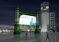 Video schermi principali all'aperto su ordinazione della parete, esposizione di messaggio commovente principale con i materiali luminescenti