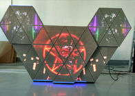 Facciata della cabina di musica LED DJ di colore pieno P5 con l'ampio angolo di vista per gli studi/barre della TV