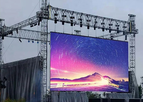 L'affitto all'aperto di alluminio dello schermo della pressofusione P3.91 LED per gli eventi della fase