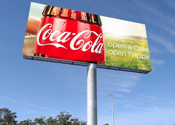 Il colore pieno all'aperto del contesto resistente alle intemperie ha condotto gli annunci commerciali dell'esposizione