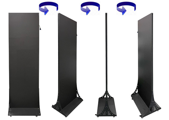 All-in-one a doppio lato Ultra Thin Poster LED Screen Indoor Mobile