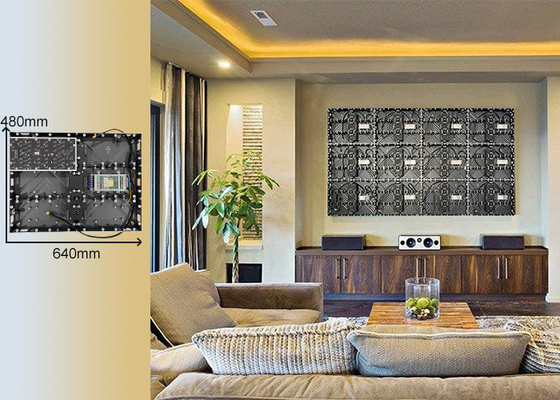 Home Theatre Aluminum Peso leggero schermo a LED senza soluzione di continuità Facile installazione