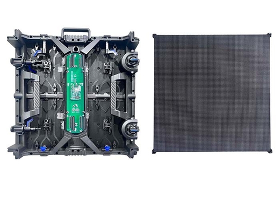 P2.6 P2.9 4K Portable Rental Die Casting Aluminum Cabinet LED Display sfondo del palco