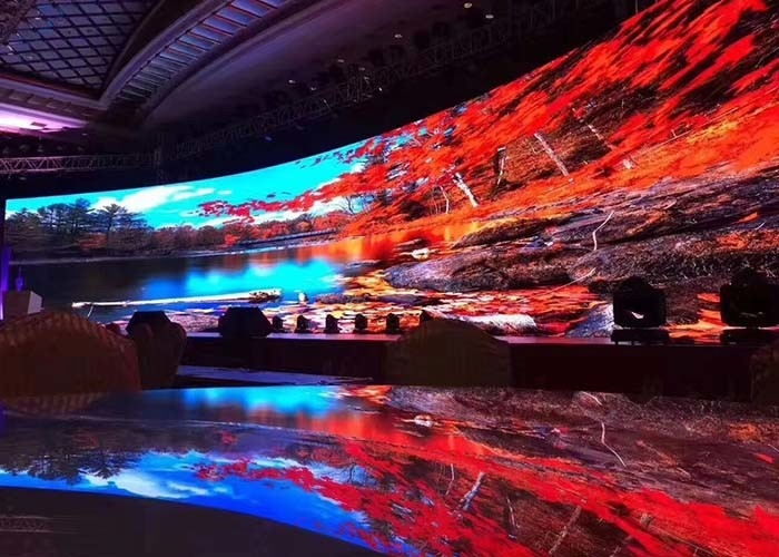 esposizione principale colore pieno dell'interno di 3840Hz HD P2.5 per la video parete della sala riunioni LED