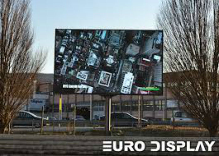Schermo all'aperto della parete dell'esposizione di LED di colore pieno di alta luminosità per la pubblicità commerciale